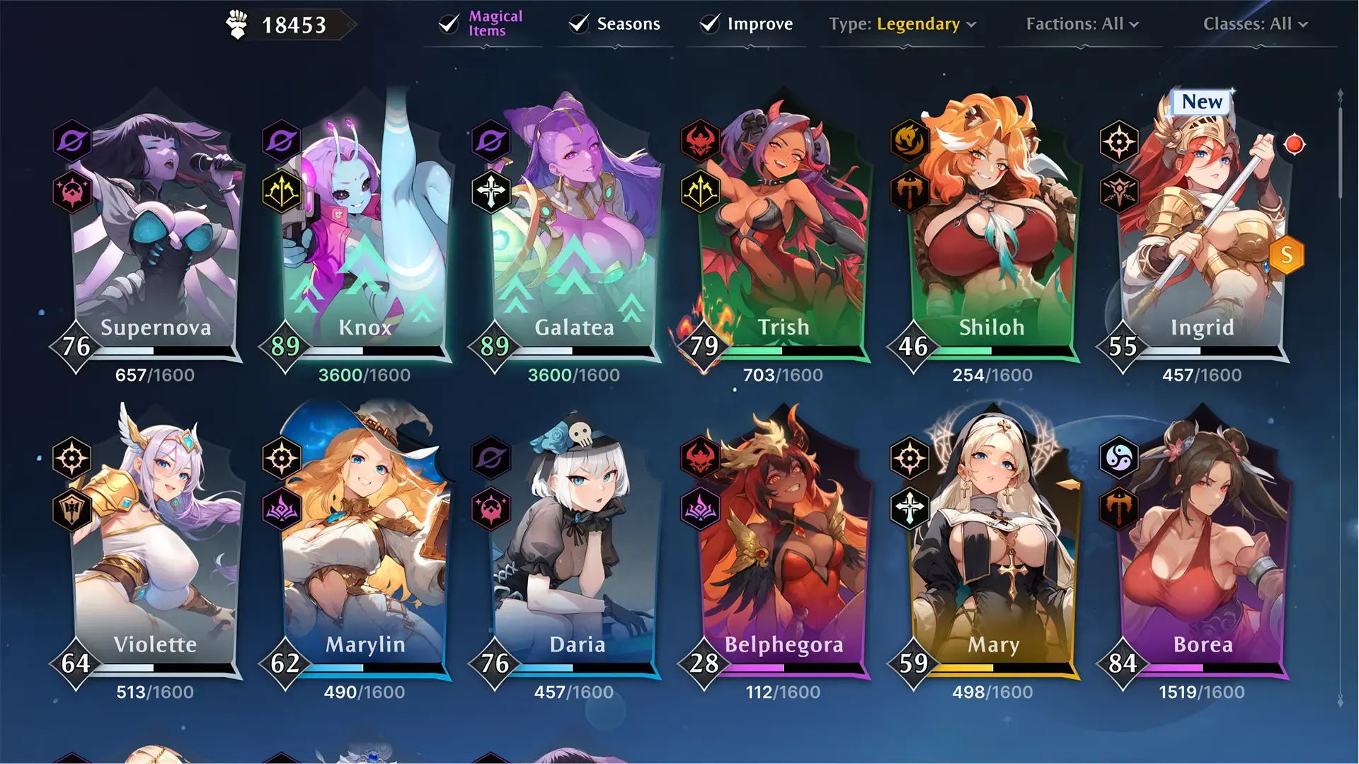 Summon Heroines & Create Your Ultimate Squad