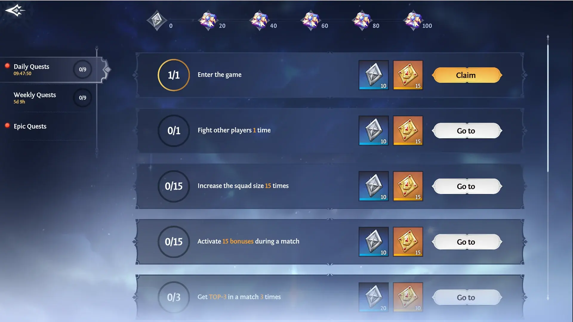 Finish Challenges & Collect Enchanted Prizes